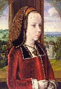 Jean Hey Portrait of Margaret of Austria oil on canvas